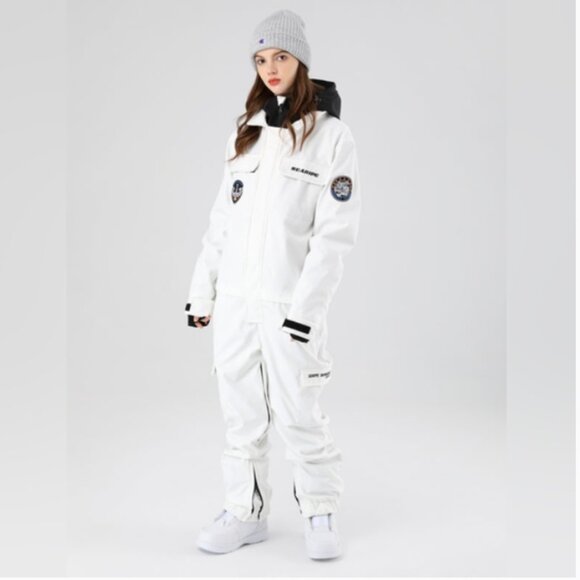 Women's Searipe Mountain Slope Star Snowboarding/Skiing One Piece Snowsuit - Picture 1 of 9